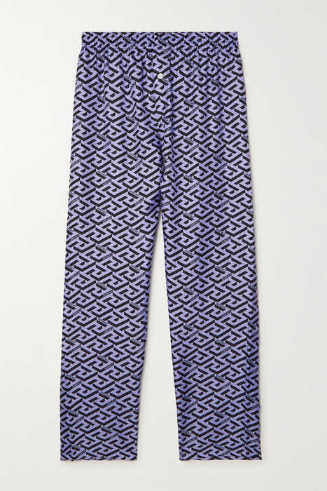 유럽직배송 베르사체 파자마 팬츠 VERSACE Printed silk-twill pajama pants 25185454455729416