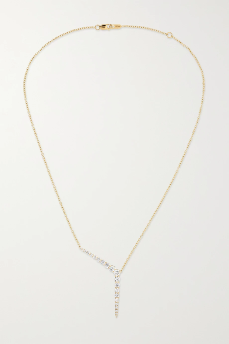 유럽직배송 멜리사케이 목걸이 MELISSA KAYE Aria Y 18-karat gold diamond necklace 17957409491487724