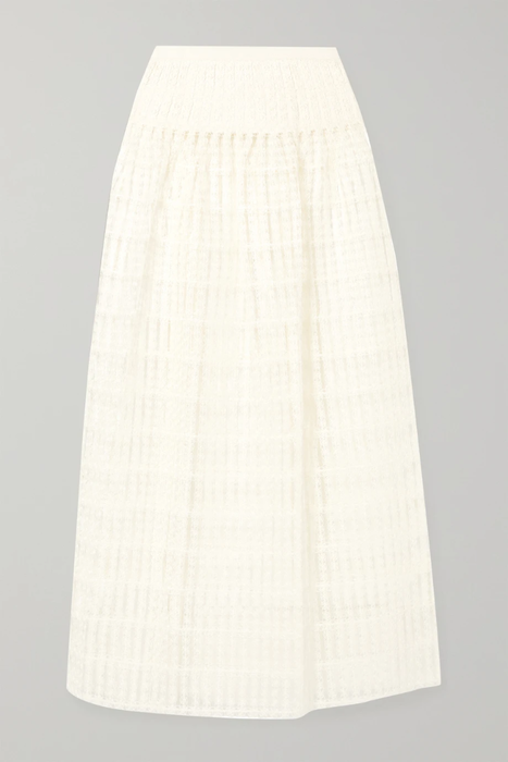 유럽직배송 알라이아 스커트 ALAÏA Macramé lace maxi skirt 17957409491207563