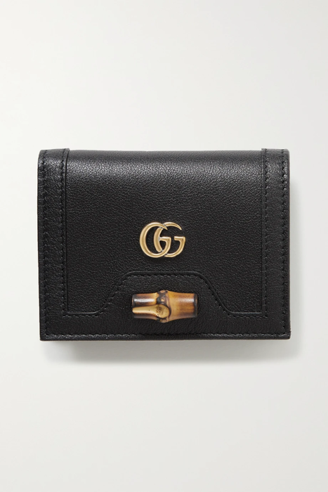 유럽직배송 구찌 GUCCI Diana embellished textured-leather wallet 15546005222301122