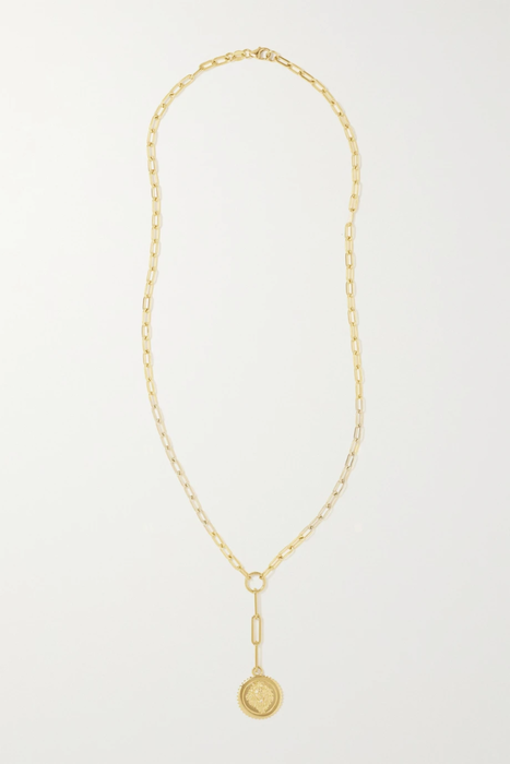 유럽직배송 파운드레 목걸이 FOUNDRAE + NET SUSTAIN Strength 18-karat recycled gold diamond necklace 11452292645694694