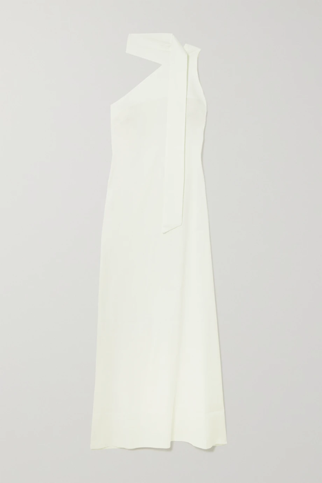 유럽직배송 AAIZÉL + NET SUSTAIN one-shoulder linen-blend maxi dress 24665545640521197