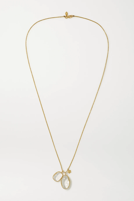 유럽직배송 피파스몰 목걸이 PIPPA SMALL 18-karat gold quartz necklace 46353151654667284