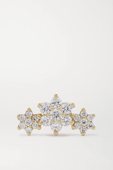 유럽직배송 마리아타쉬 귀걸이 MARIA TASH Flower Garland 18-karat gold diamond earring 16301891330607163