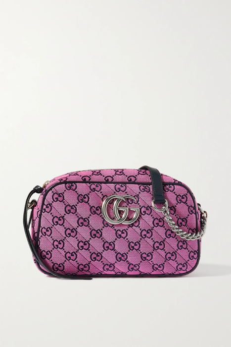 유럽직배송 구찌 GUCCI GG Marmont Multicolour small quilted jacquard shoulder bag 15546005222271449