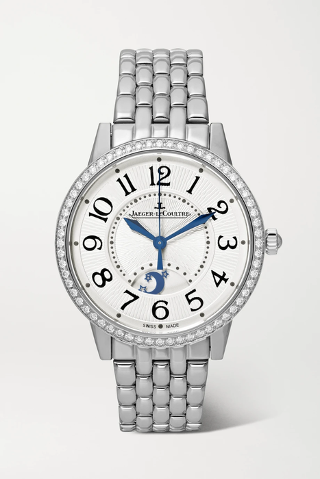 유럽직배송 예거 르쿨트르 JAEGER-LECOULTRE Rendez-Vous Night &amp; Day Automatic 34mm medium stainless steel and diamond watch 19971654707507252