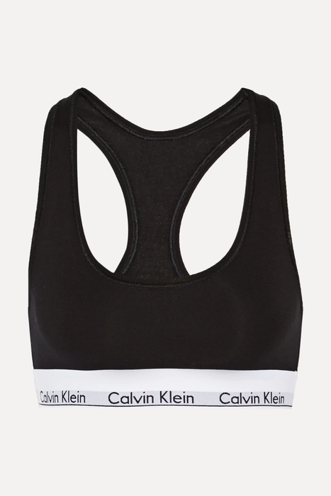 유럽직배송 캘빈클라인 CALVIN KLEIN Modern Cotton stretch cotton-blend soft-cup bra 26191867425392281