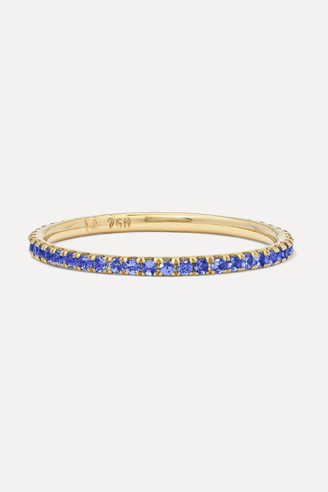 유럽직배송 일레아나마크리 반지 ILEANA MAKRI Thread 18-karat gold sapphire ring 17957409495251391