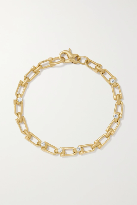 유럽직배송 제이드트라우 팔찌 JADE TRAU Georgina 18-karat gold diamond bracelet 24772899113066953