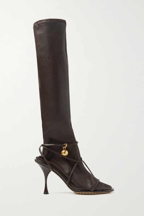 유럽직배송 보테가베네타 롱부츠 BOTTEGA VENETA Convertible leather knee boots 10163292708261754
