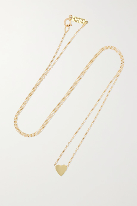 유럽직배송 제니퍼메이어 목걸이 JENNIFER MEYER Mini Heart 18-karat gold lapis lazuli necklace 6630340696700186