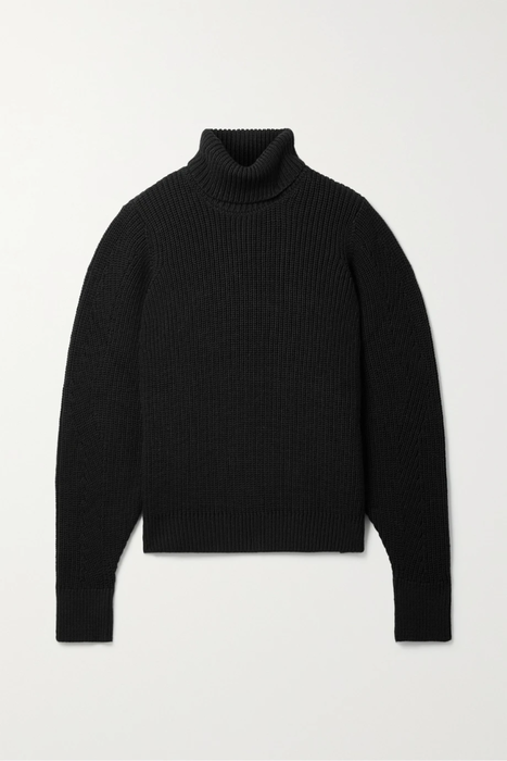유럽직배송 CAES Ribbed merino wool turtleneck sweater 17411127375814903
