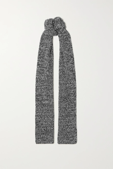 유럽직배송 가니 스카프 GANNI Ribbed recycled wool-blend scarf 20346390236420739