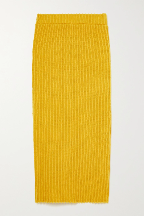 유럽직배송 바이말렌비거 스커트 BY MALENE BIRGER Kilea ribbed wool-blend maxi skirt 25185454455702612