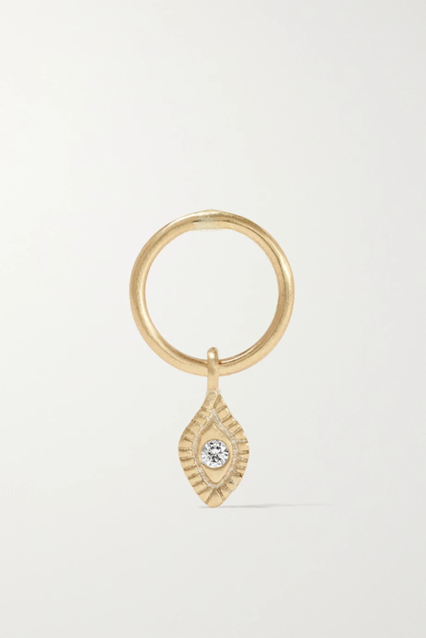유럽직배송 PASCALE MONVOISIN Souad N°1 9-karat gold diamond earring 18706561955537070