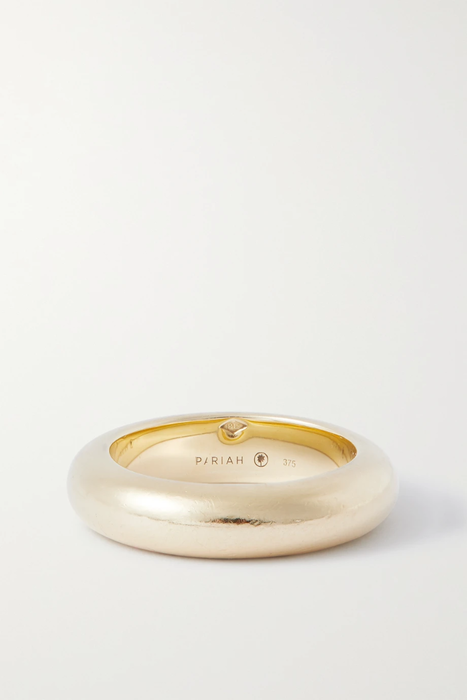 유럽직배송 BY PARIAH The Albert 9-karat recycled gold ring 29419655932593876