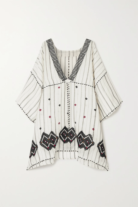 유럽직배송 에레스 ERES Brigitta embroidered striped linen and cotton-blend kaftan 22831760542542562