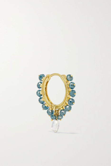 유럽직배송 마리아타쉬 귀걸이 MARIA TASH 9.5mm 18-karat gold diamond hoop earring 30828384629494748