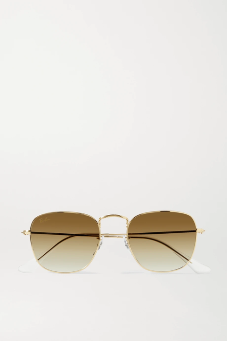 유럽직배송 레이벤 선글라스 RAY-BAN Frank square-frame gold-tone sunglasses 2009603006217