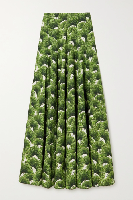 유럽직배송 아구아 바이 아구아 벤디타 스커트 AGUA BY AGUA BENDITA Mimosa pleated printed cotton-poplin maxi skirt 25185454455582220