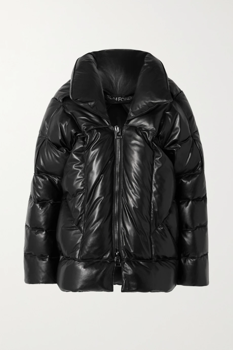 유럽직배송 톰포드 패딩 TOM FORD Quilted padded leather jacket 16114163151100406