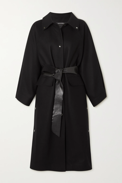 유럽직배송 카슬에디션스 코트 KASSL EDITIONS Belted wool-blend felt trench coat 16114163150847978