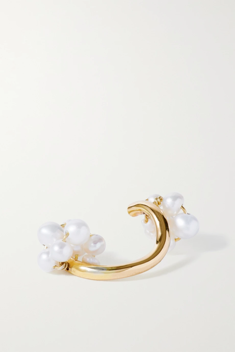 유럽직배송 COMPLETEDWORKS Gold-plated pearl single ear cuff 16114163151005819