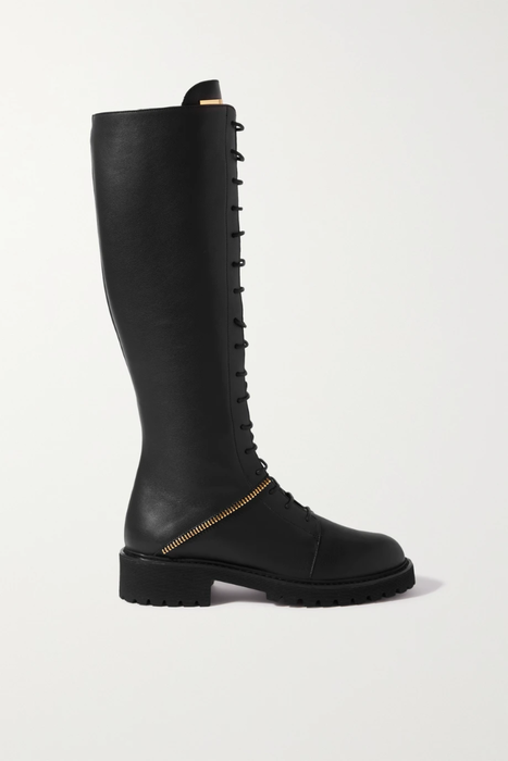유럽직배송 쥬세페자노티 GIUSEPPE ZANOTTI Nevada embellished leather knee boots 13452677152440052