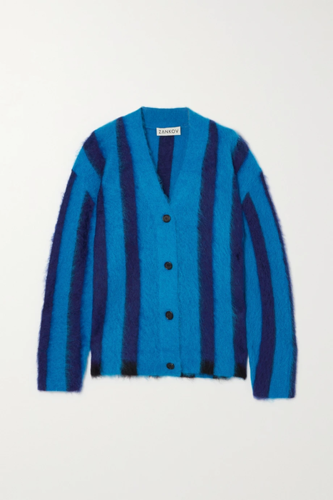 유럽직배송 ZANKOV Samuel oversized striped knitted cardigan 18706561955325937