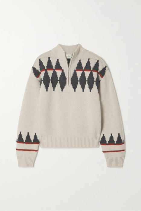 유럽직배송 르카샤 스웨터 LE KASHA Argyle organic cashmere sweater 34344356236918206