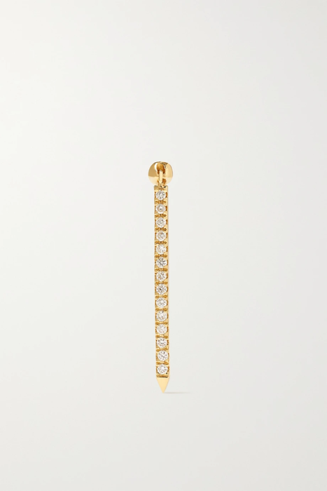 유럽직배송 마리아타쉬 싱글 귀걸이 MARIA TASH Eternity Bar 18mm 18-karat gold diamond single earring 13452677150102229