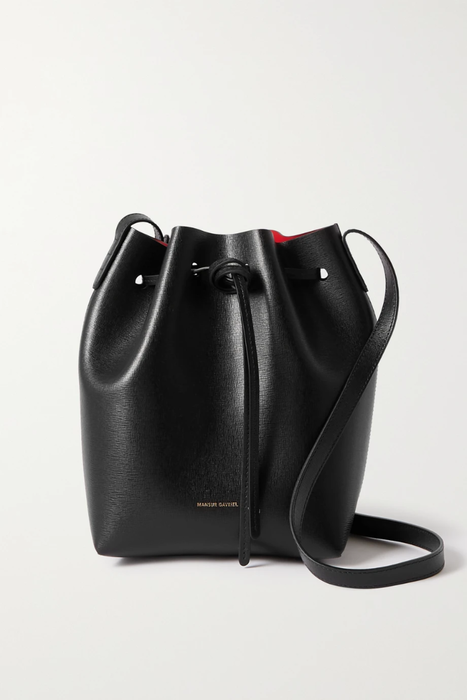 유럽직배송 만수르가브리엘 버킷백 MANSUR GAVRIEL Classic mini textured-leather bucket bag 15546005222267223