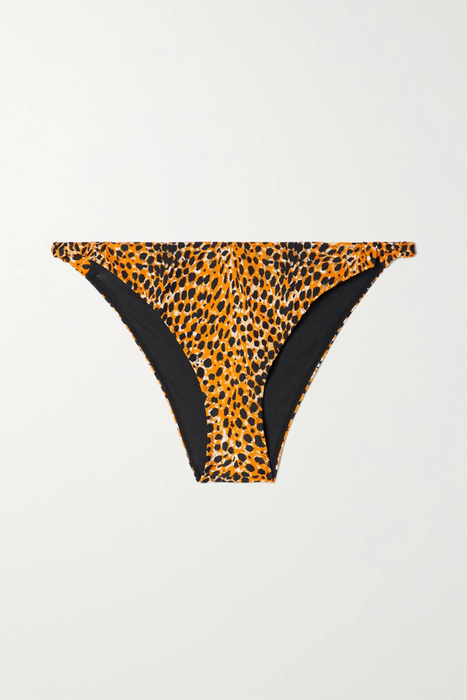 유럽직배송 가니 비키니 GANNI Cheetah-print recycled bikini briefs 24772899113597108