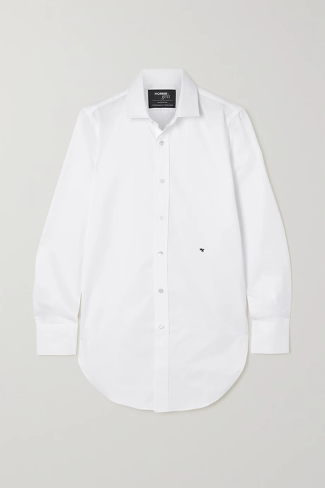 유럽직배송 HOMMEGIRLS Embroidered cotton-poplin shirt 9649229528822538