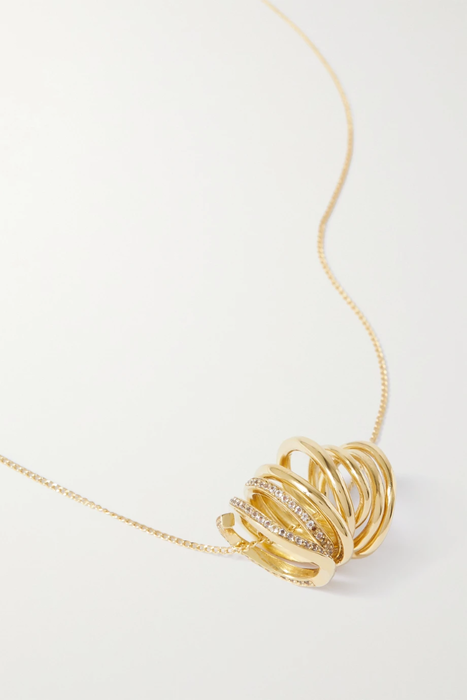 유럽직배송 컴플리티드워크 목걸이 COMPLETEDWORKS Gold-plated topaz necklace 24062987016820680