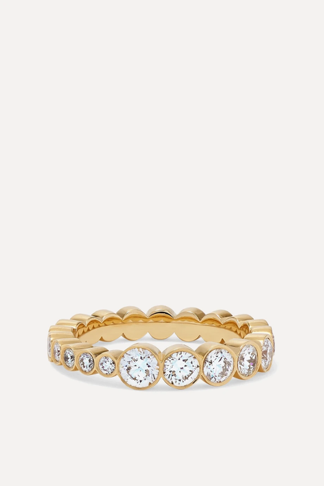 유럽직배송 소피빌리브라헤 반지 SOPHIE BILLE BRAHE Croissant de Ensemble 18-karat gold diamond ring 17957409489996880