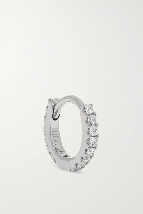 유럽직배송 마리아타쉬 귀걸이 MARIA TASH 5mm 18-karat white gold diamond earring 46353151654721816
