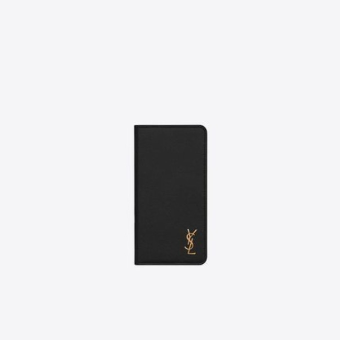 유럽직배송 입생로랑 SAINT LAURENT Monogram iPhone 8 case in grain de poudre embossed leather  559349BOW0J1000