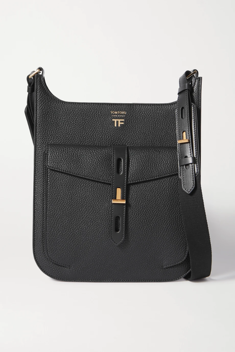 유럽직배송 톰포드 숄더백 TOM FORD T Twist medium textured-leather shoulder bag 17957409490182813