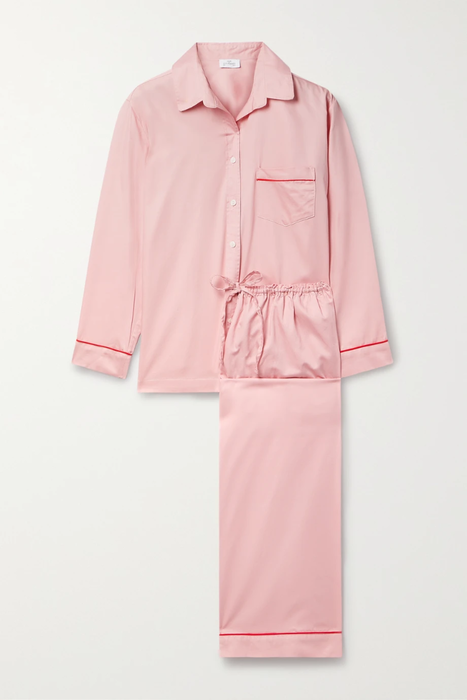 유럽직배송 POUR LES FEMMES Cotton-sateen pajama set 24772899113319553
