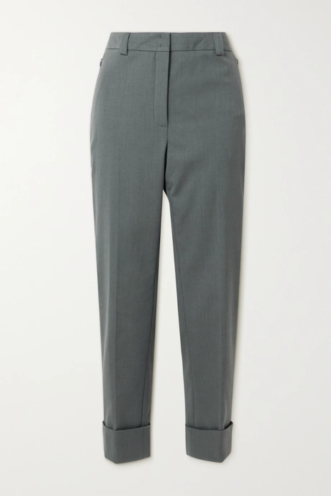 유럽직배송 아크리스 팬츠 AKRIS Maxima stretch-cotton and silk-blend tapered pants 22250442025615291