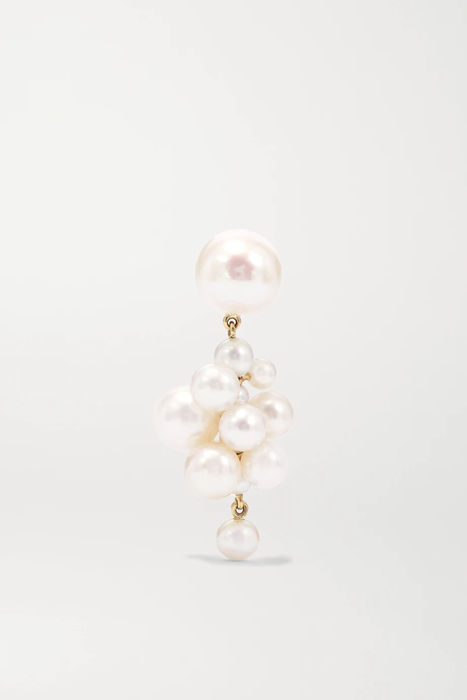 유럽직배송 소피빌리브라헤 귀걸이 SOPHIE BILLE BRAHE Botticelli 14-karat gold pearl earring 24062987016694933