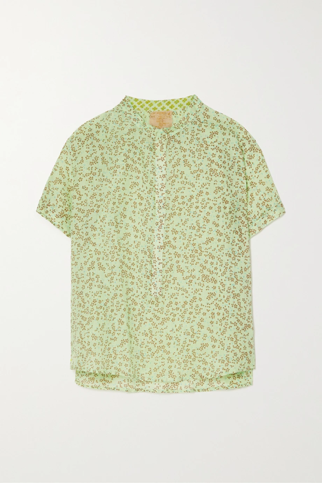 유럽직배송 YVONNE S Floral-print linen shirt 27086482324418647
