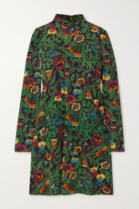 유럽직배송 라더블제이 미니원피스 LA DOUBLEJ Suitcase floral-print jersey mini dress 25185454455987512