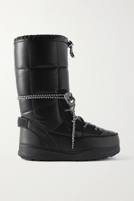 유럽직배송 보그너 BOGNER Les Arcs quilted shell and faux leather snow boots 15546005221998496