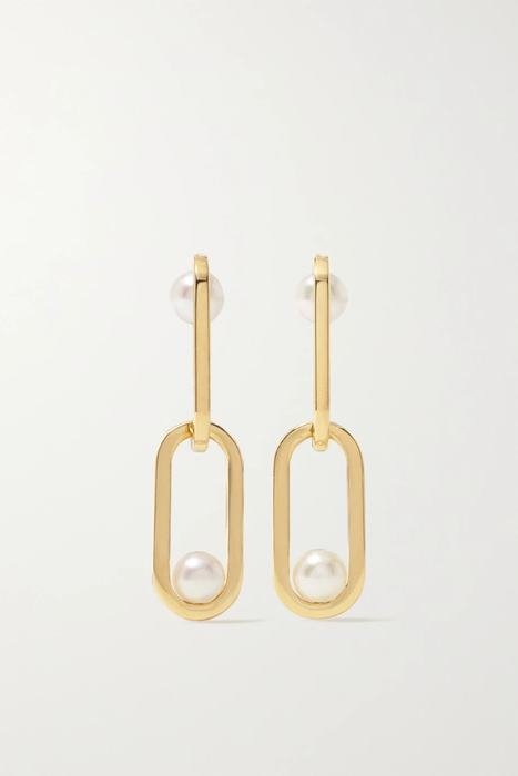 유럽직배송 STATE PROPERTY Inversion 18-karat gold pearl earrings 13452677152881041