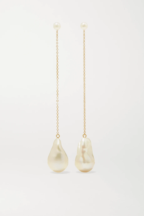 유럽직배송 미즈키 귀걸이 MIZUKI 14-karat gold pearl earrings 19971654706970678
