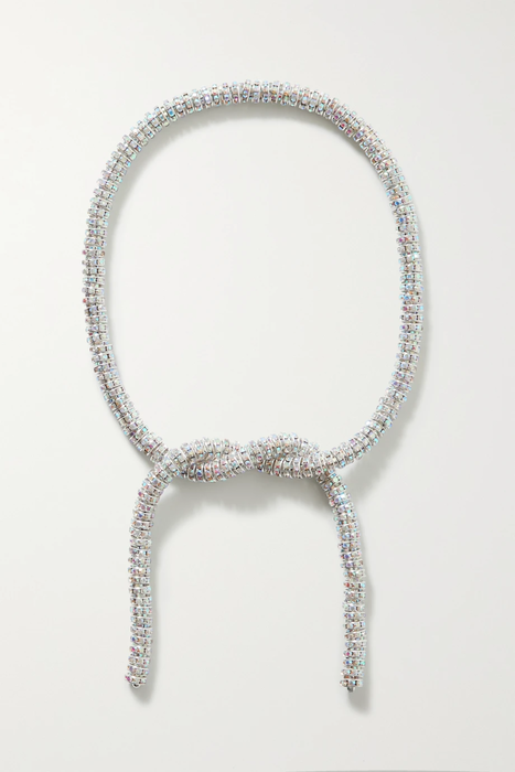 유럽직배송 PEARL OCTOPUSS.Y Serpent convertible silver-plated crystal necklace 30629810019799695
