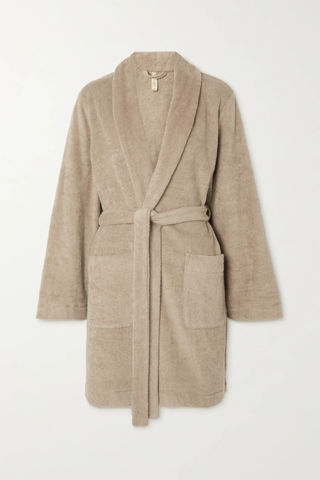 유럽직배송 SKIMS Terry cotton-blend robe - Desert 13452677153462156