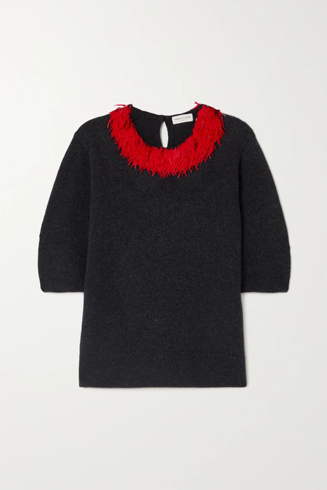 유럽직배송 드리스반노튼 DRIES VAN NOTEN Tamsen paillette-embellished wool sweater 13452677153233060